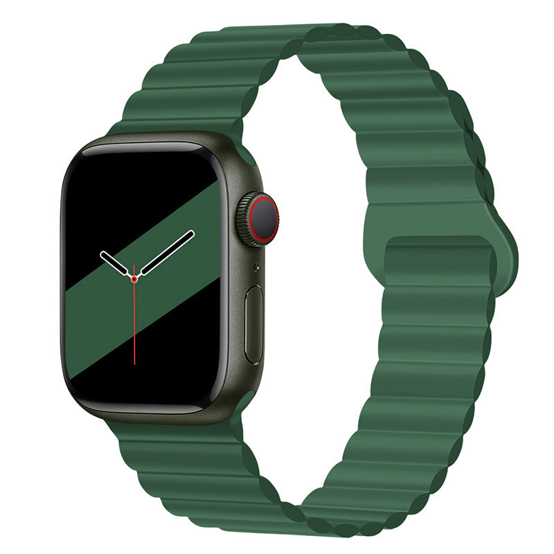 Premium Silicone Full Magnetic Apple Watch Strap