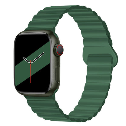 Premium Silicone Full Magnetic Apple Watch Strap
