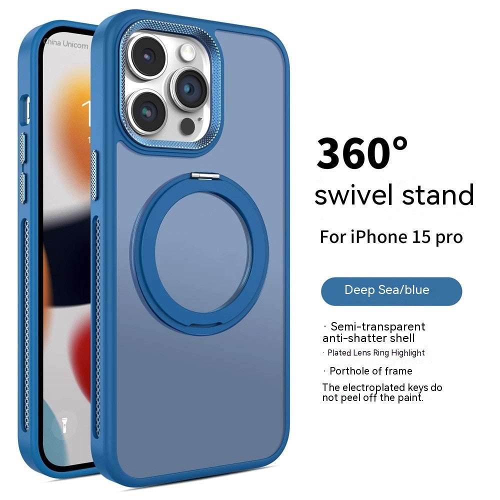 CASYFiE Rotating Bracket Magnetic Suction iPhone Case