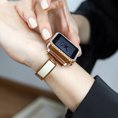 Leather Buckle Apple Watch Strap