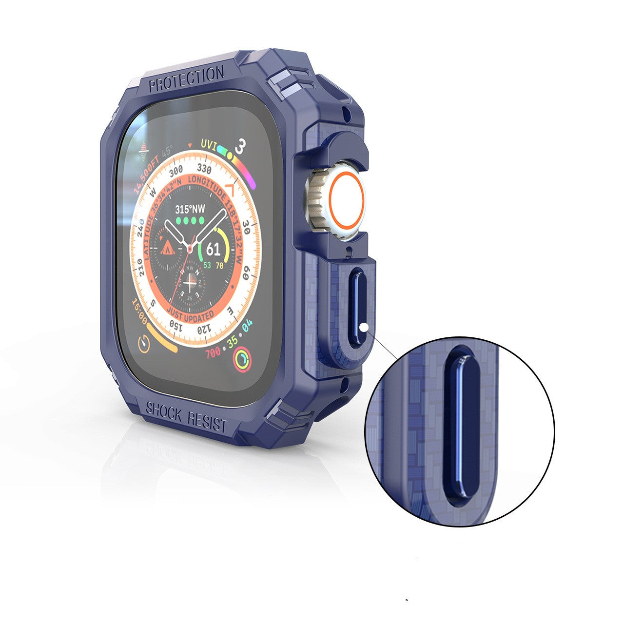 Carbon Fiber Half Pack Apple Watch Case