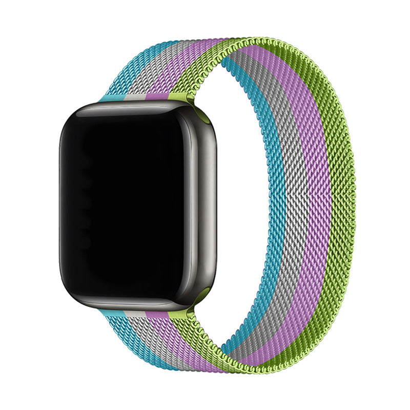 Magnetic Attraction Milanese Loop Apple Watch Metal Strap