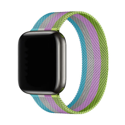 Magnetic Attraction Milanese Loop Apple Watch Metal Strap