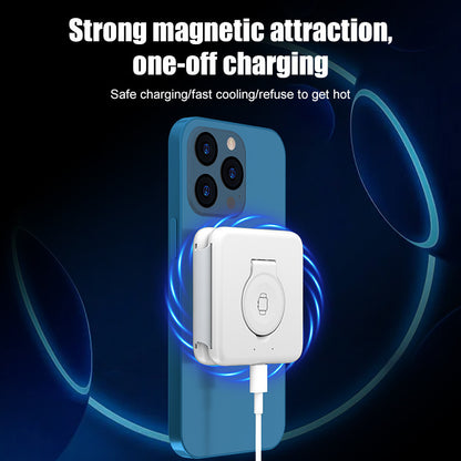 3 in 1 Folding Magnetic Suction Wireless Charger