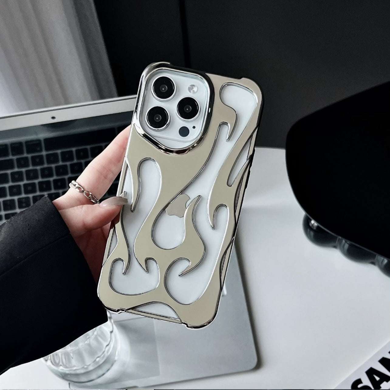 Electroplated Hollow Heat Dissipation iPhone Case