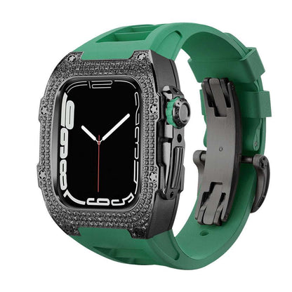 CASYFiE Modified With Diamond Case Apple Watch Strap