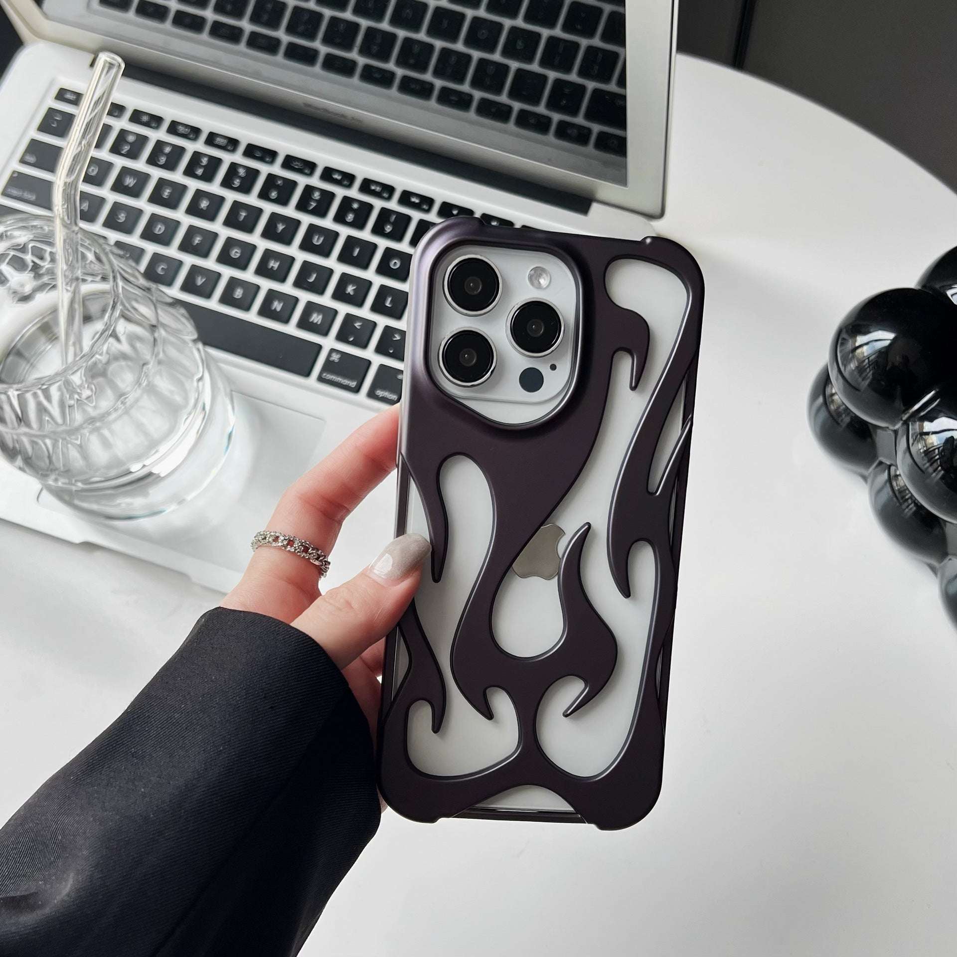 Electroplated Hollow Heat Dissipation iPhone Case