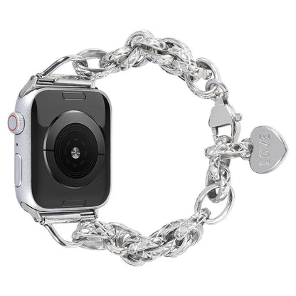 Love Charm Stainless Steel Apple Watch Strap