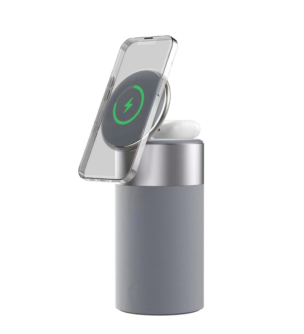 3-in-1 Wireless Charger & Bluetooth Speaker Lamp