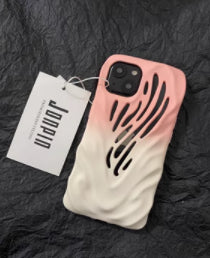 Titanium Gray Wind Hollowed Apple iPhone Case