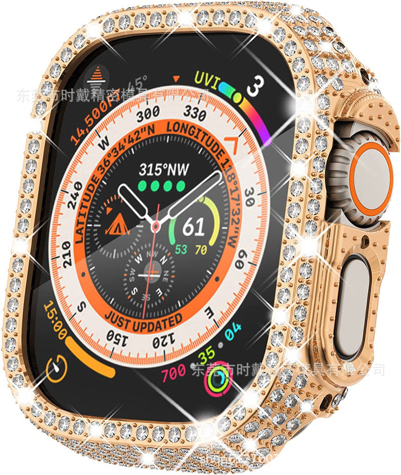 Diamond Cut-out Apple Watch Case 49 MM