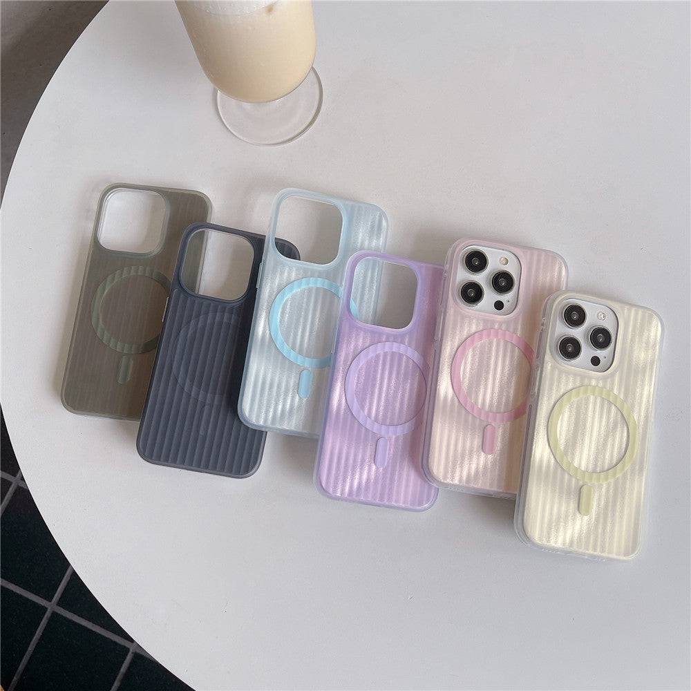 Color Corrugated Stripe Apple iPhone Case