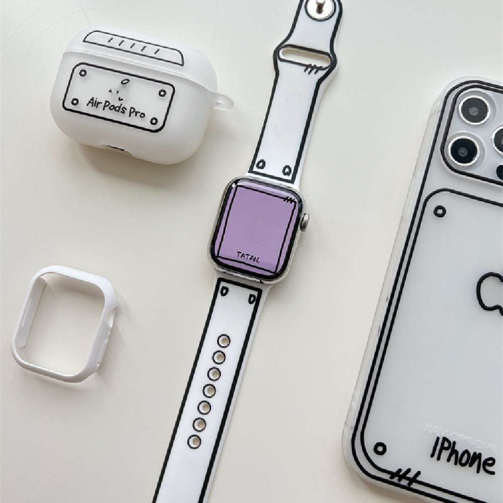 CASYFiE Comic Graffiti Apple Watch Strap