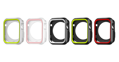 Two-color Silicone Soft Apple Watch Case 38/40/41/44 MM
