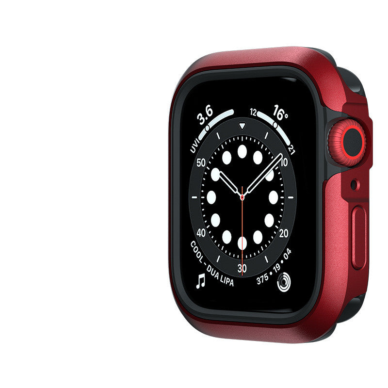 Silicone Metal Apple Watch Case
