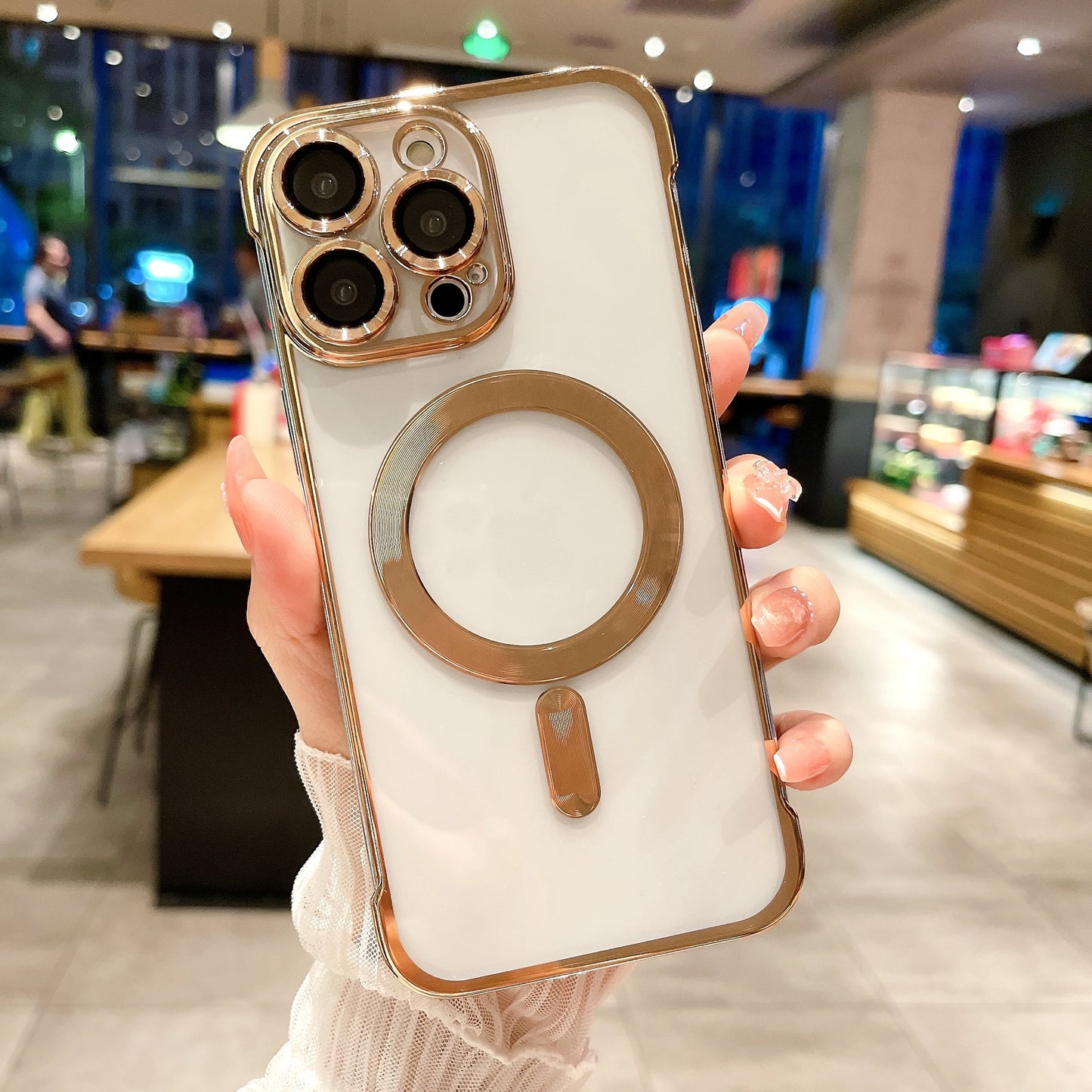 Magnetic Bezel-free iPhone Case