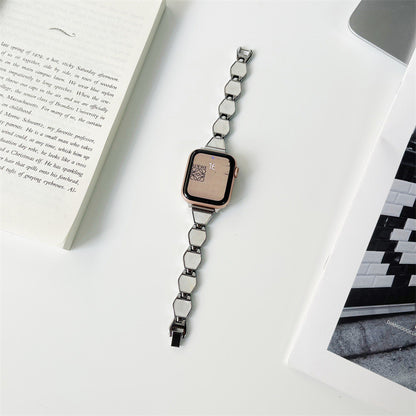 Metal Shell Hexagon Apple Watch Strap For Her