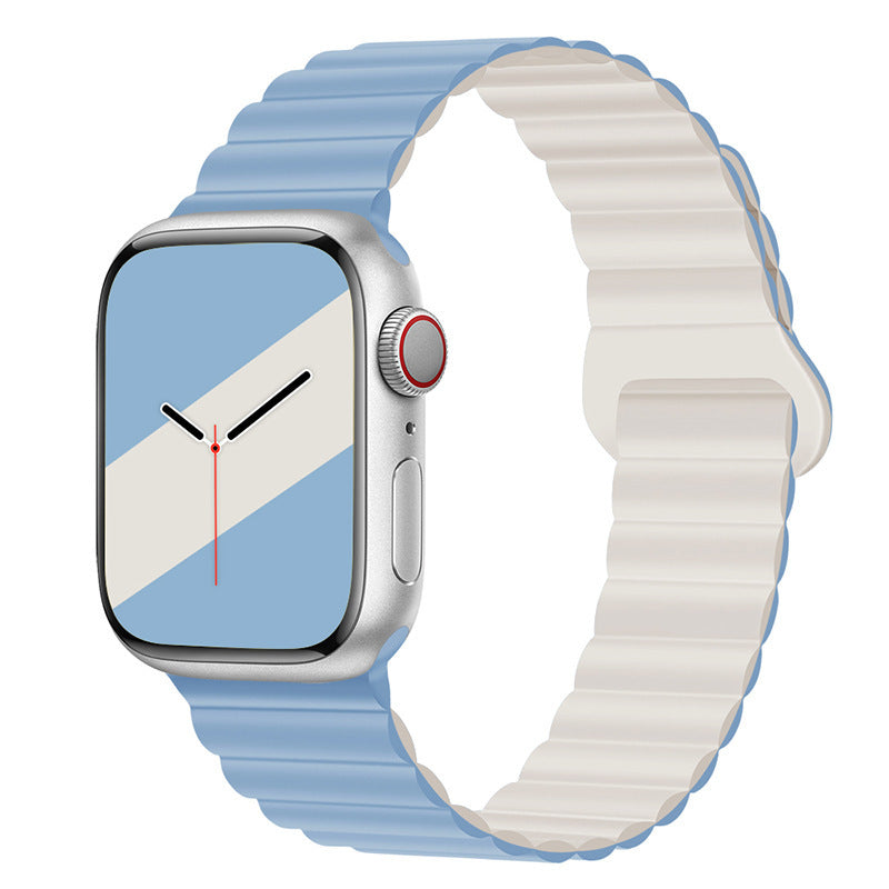 Premium Silicone Full Magnetic Apple Watch Strap