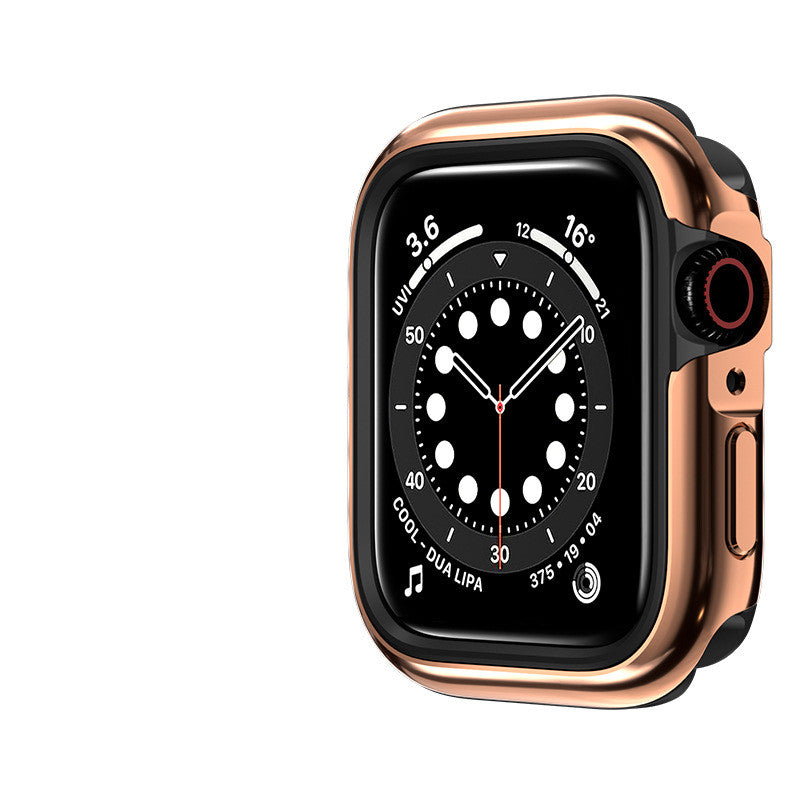 Silicone Metal Apple Watch Case