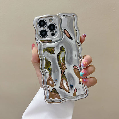 Wave Plating Meteorite Pattern Suitable iPhone Case