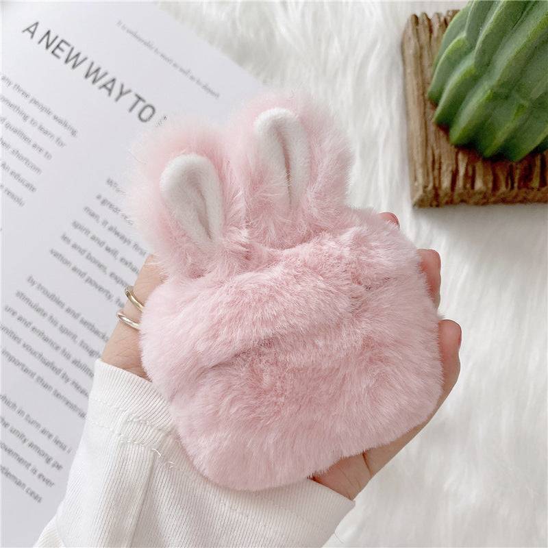 Plush Rabbit Apple AirPods Case