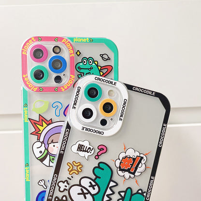 Graffiti Lanyard Apple iPhone Case