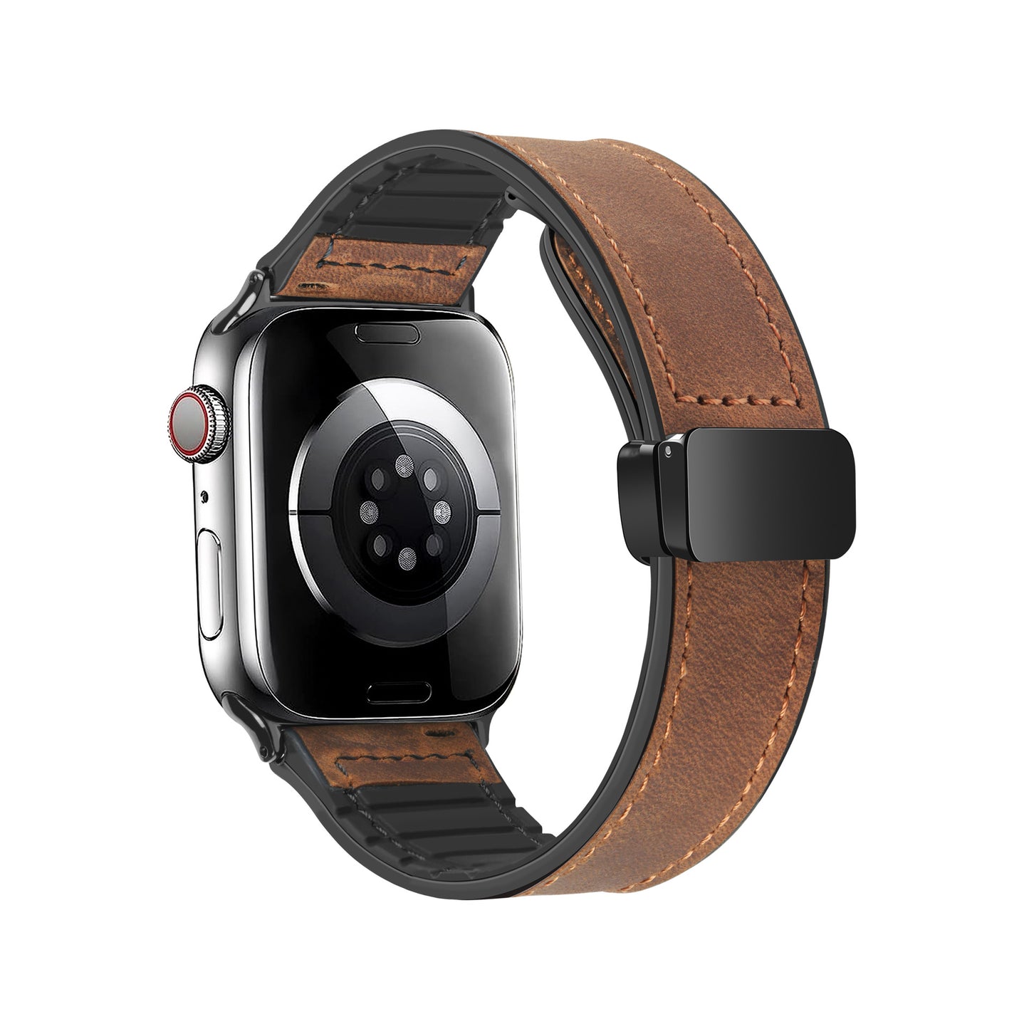 Genuine Leather Magnetic Apple Watch Strap