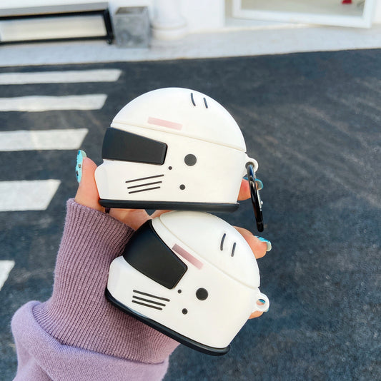 Motorcycle helmet AirPods Case