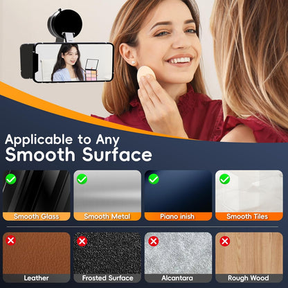 Foldable Magnetic Vacuum Phone Holder