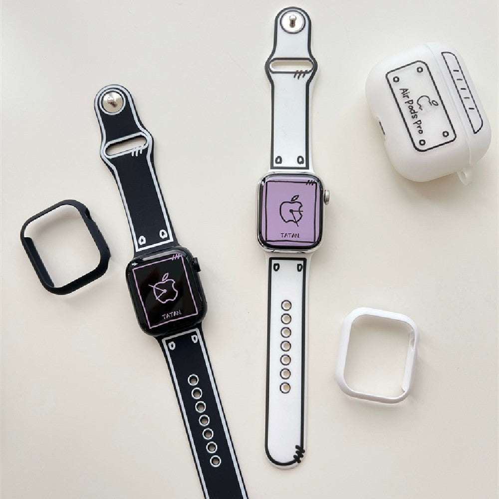 CASYFiE Comic Graffiti Apple Watch Strap