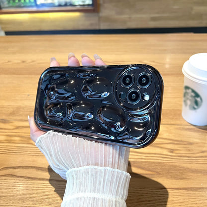 3D Oval Pattern Apple iPhone Case