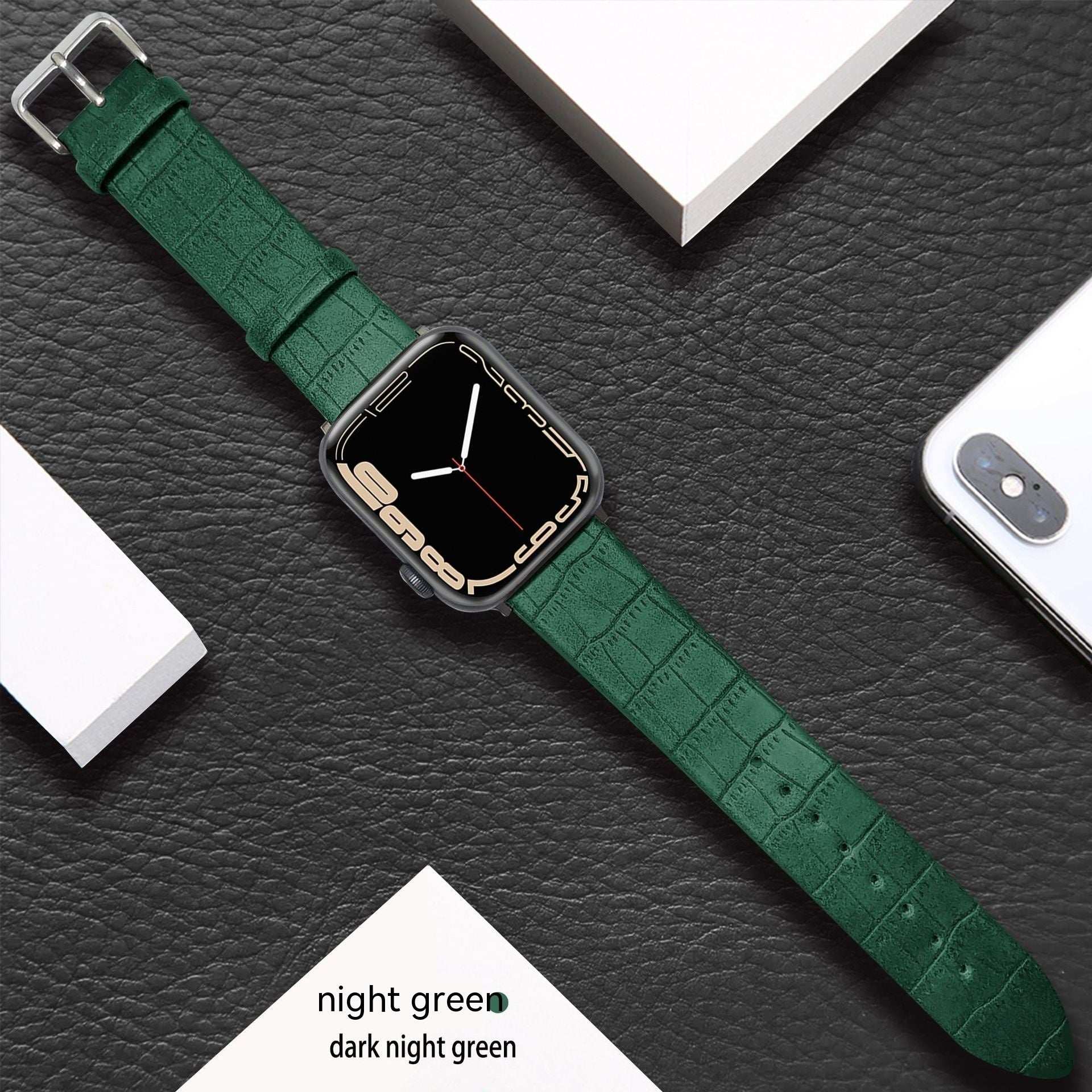 Cross-border Leather Watch Strap