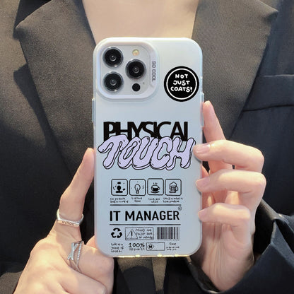 iPhone Case Color Silver Shell