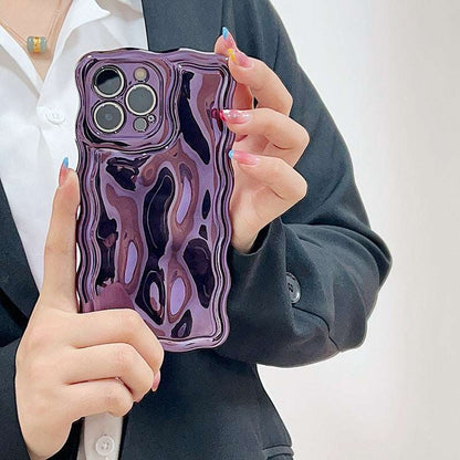 Wave Plating Meteorite Pattern Suitable iPhone Case