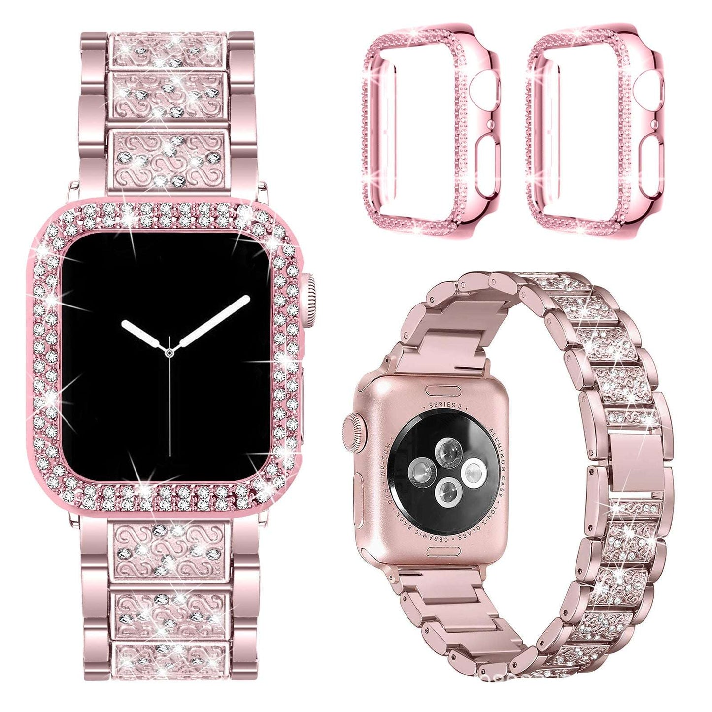CASYFiE Diamond Plus 2 Bezels Apple Watch Strap