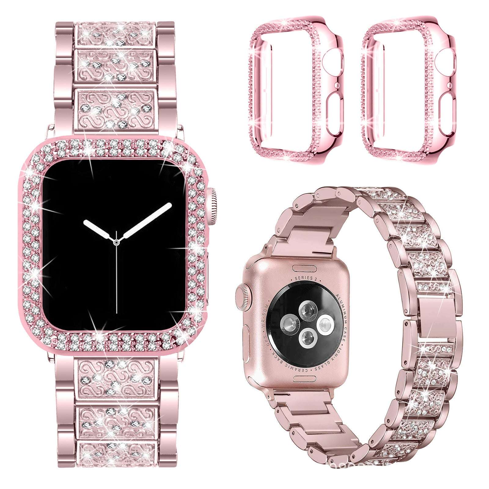 CASYFiE Diamond Plus 2 Bezels Apple Watch Strap