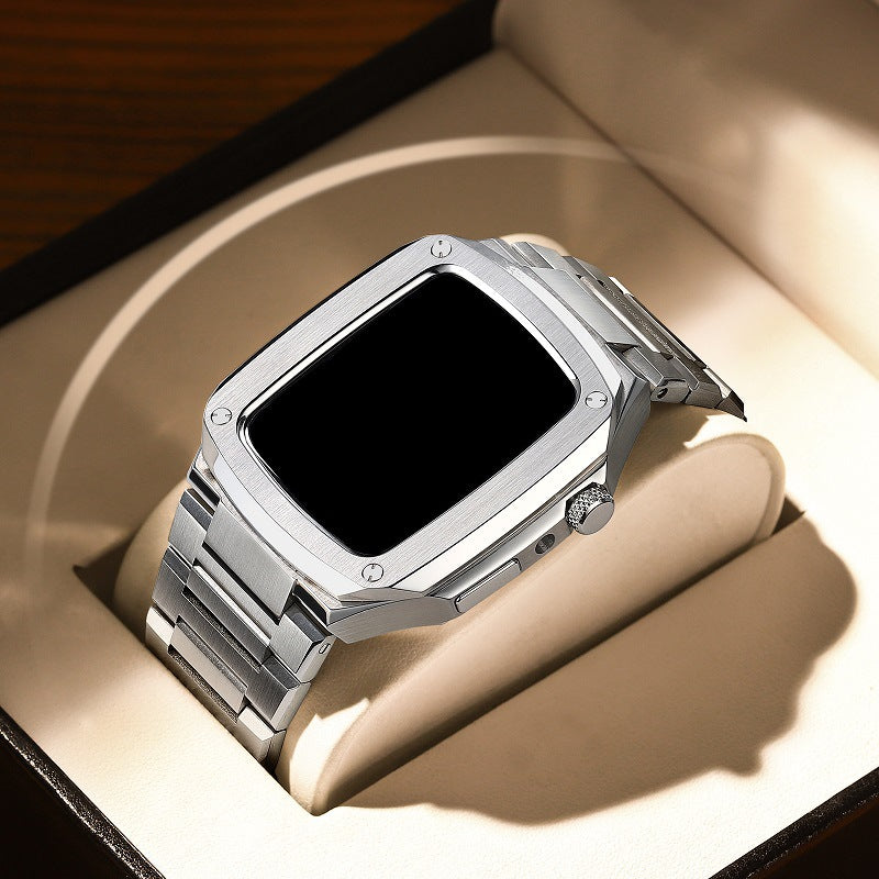 Stainless Steel Integrated Protective Apple Watch Case