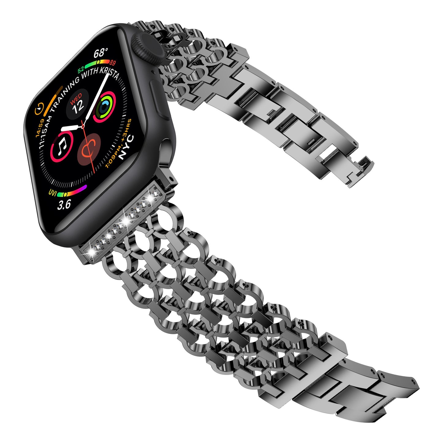 Stainless Steel Mesh Detachable Metal Apple Watch Strap