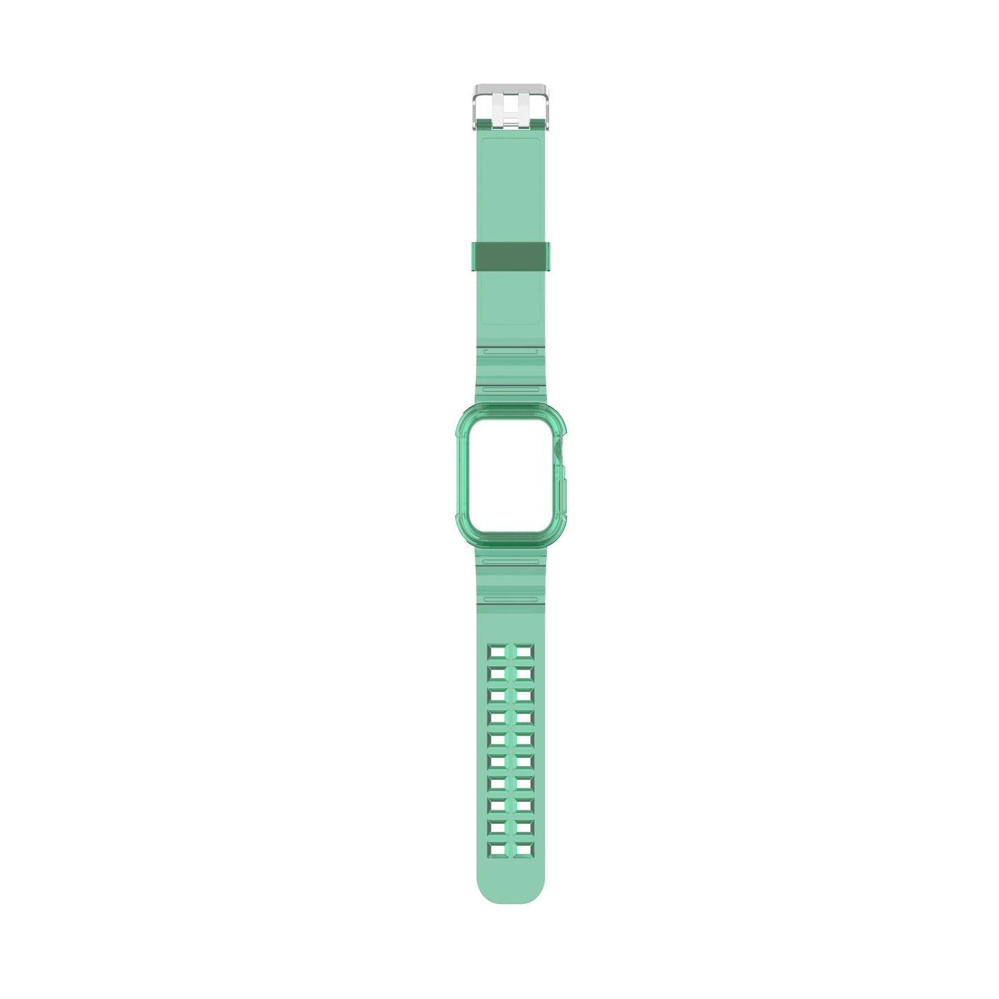 Single Loop Silicone Apple Watch Strap With Case