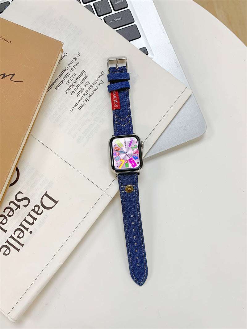 CASYFiE Vintage Embroidered Apple Watch Strap