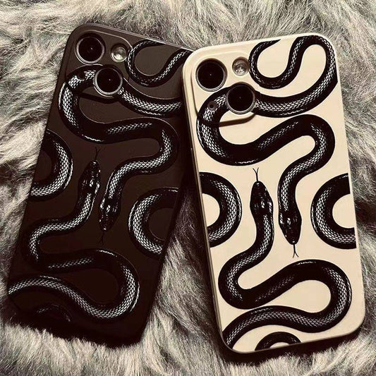 Silicone Snake Print iPhone Case