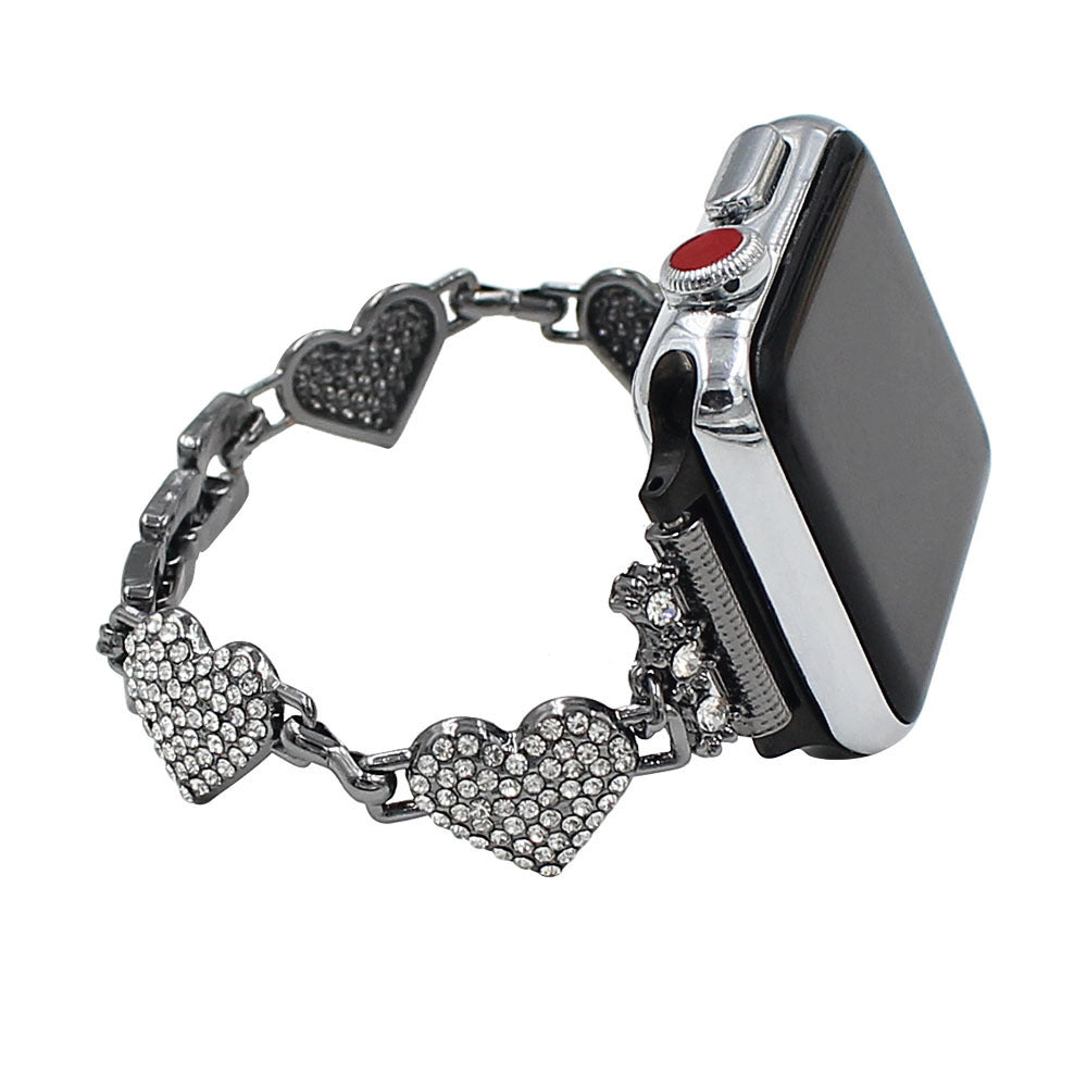 Pearl Stainless Steel Apple Watch Strap For Her