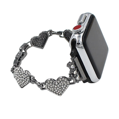 Pearl Stainless Steel Apple Watch Strap For Her