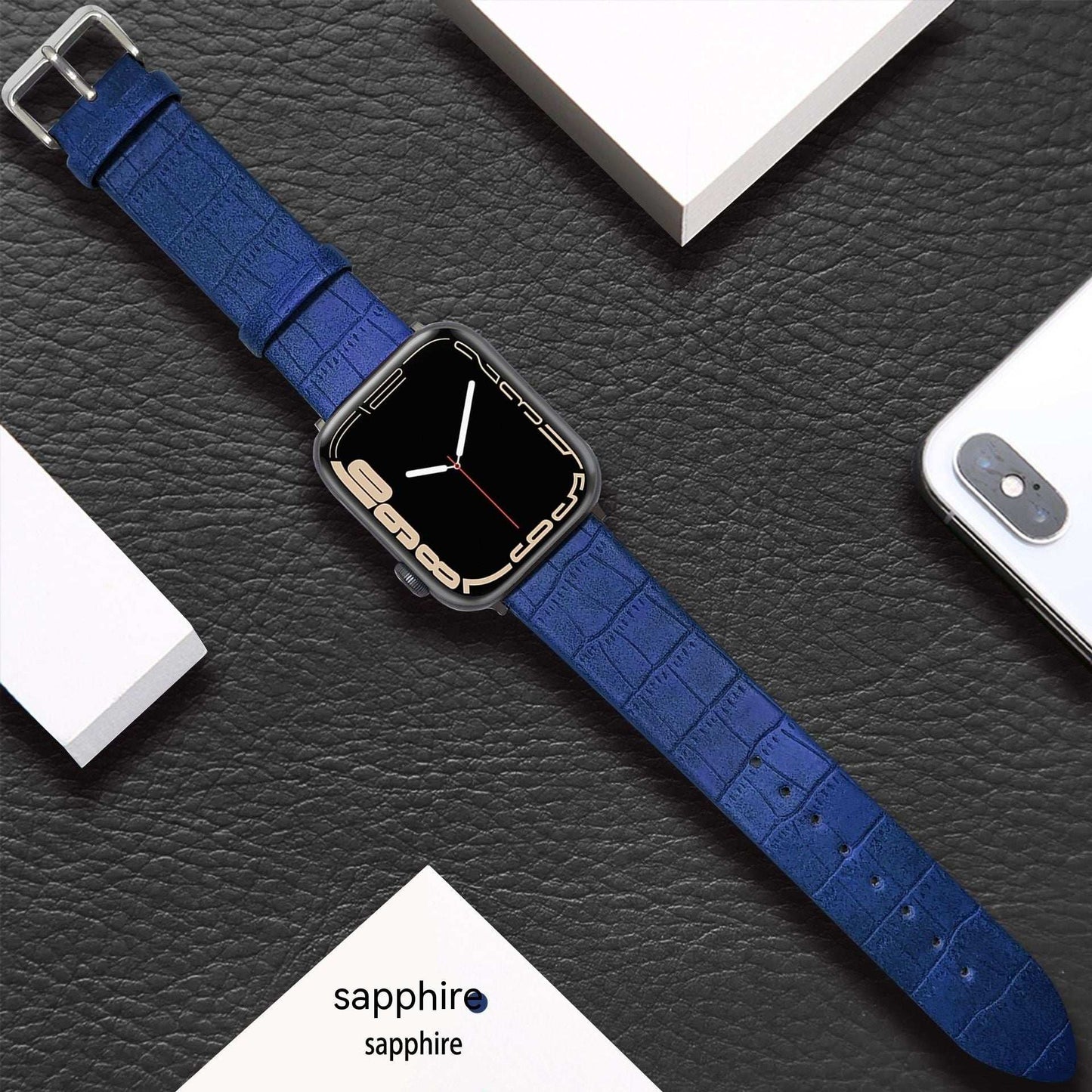 Cross-border Leather Watch Strap