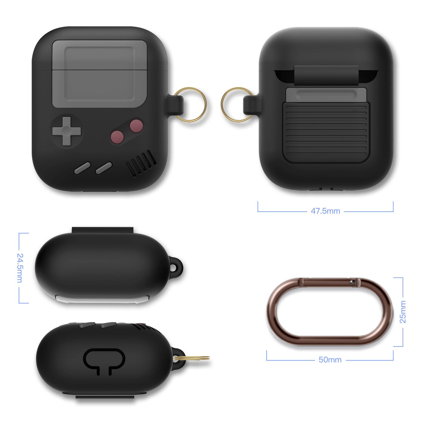 Game Player Design Case With Keychain