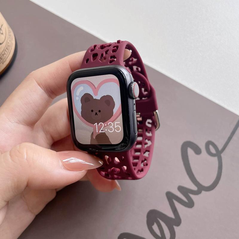 Hollow Silicone Apple Watch Strap