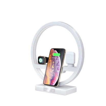 4-in-1 Bedside Lamp Wireless Charger