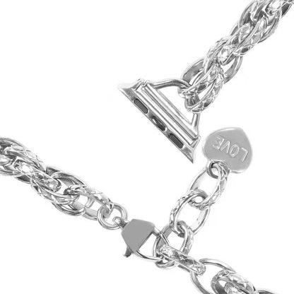Love Charm Stainless Steel Apple Watch Strap