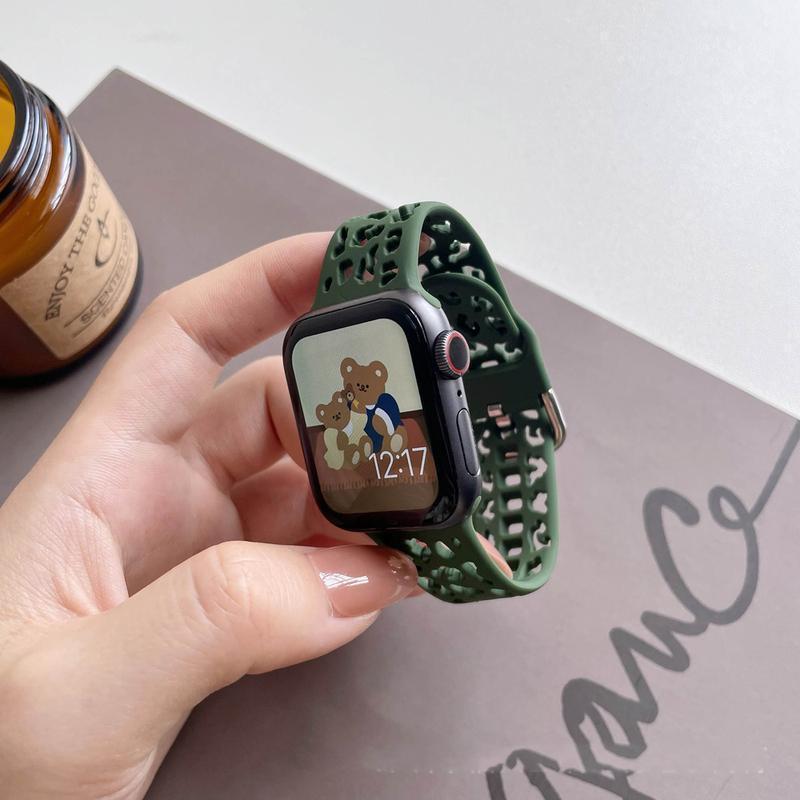 Hollow Silicone Apple Watch Strap