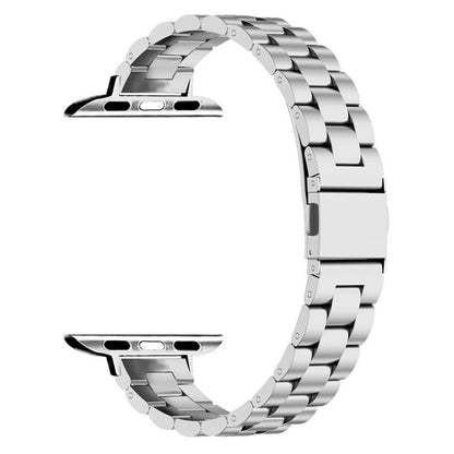 Three Beads Stainless Steel Solid Apple Watch Strap